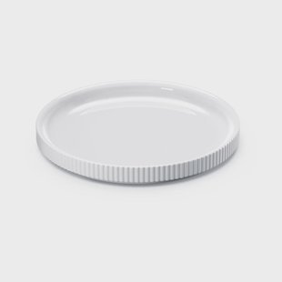 Georg Jensen Bernadotte bord Ø17 cm Wit