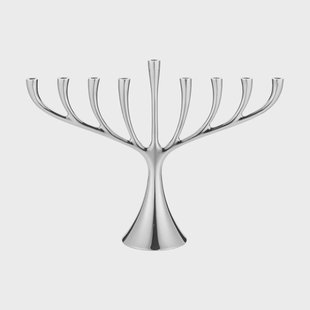 Georg Jensen Cobra menora negenarmige kandelaar Roestvrij staal