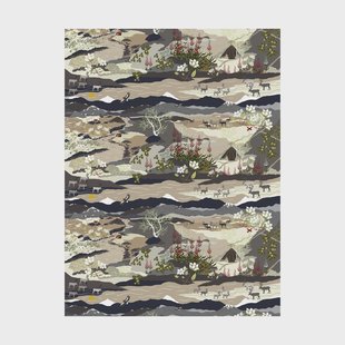 Arvidssons Textil Fjällvandring stof Beige