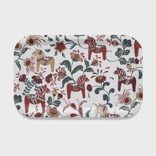 Arvidssons Textil Leksand dienblad 21x33 cm Jubileumeditie 30 jaar