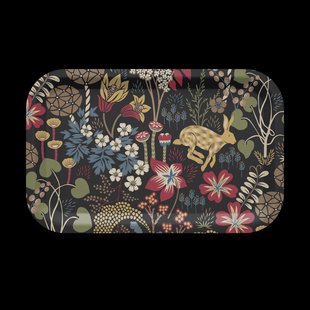 Arvidssons Textil Lyckeflykt dienblad 21x33 cm Rood-bruin