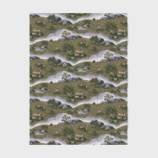 Arvidssons Textil Renvandring stof Donkergroen