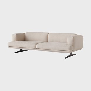 &Tradition Inland AV23 3-zitsbank Clay 0011-warm black &Tradition Inland AV23 3-zitsbank Clay 0011-warm black
