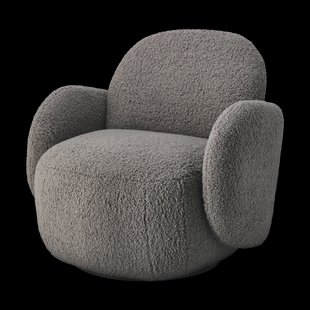 1898 Mo stoel met draaifunctie Glore grey