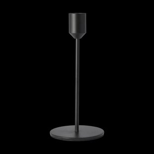 Scandi Living Glare kandelaar 18 cm Zwart