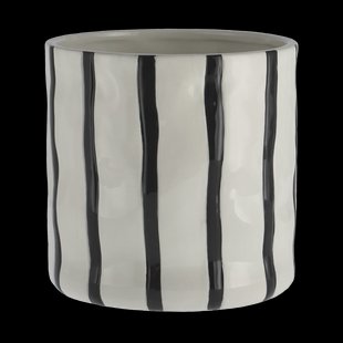 Scandi Living Thrive pot Ø16 cm Wit-zwart