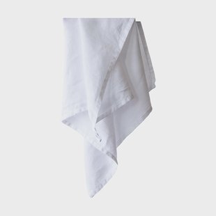 Tell Me More Tell me more keukenhanddoek linnen 50x70 cm Gebleekt wit