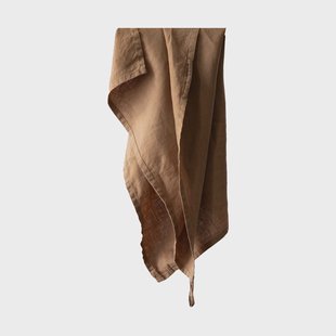 Tell Me More Tell me more keukenhanddoek linnen 50x70 cm Hazelnoot