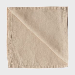 Tell Me More Washed linen servet Zand Tell Me More Washed linen servet Zand