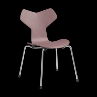 Fritz Hansen Grand Prix kinderstoel Wild rose geschilderde as-chroom