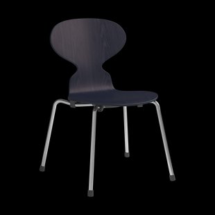 Fritz Hansen Myran kinderstoel Midnight blue geschilderde as-chroom