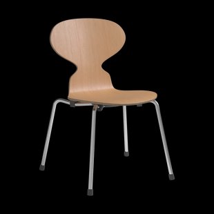 Fritz Hansen Myran kinderstoel Oregon pine-chroom