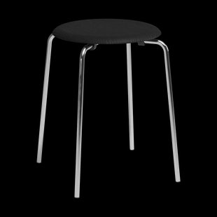 Fritz Hansen Dot kruk Zwart essen-chroom