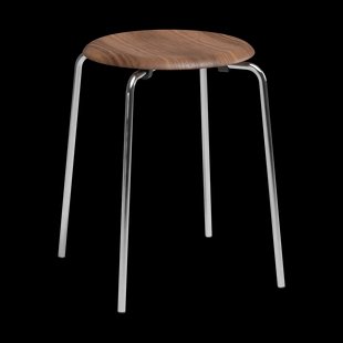 Fritz Hansen Dot kruk Walnoot-chroom
