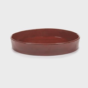 Serax La Mère diep bord L Ø25 cm Venetian red