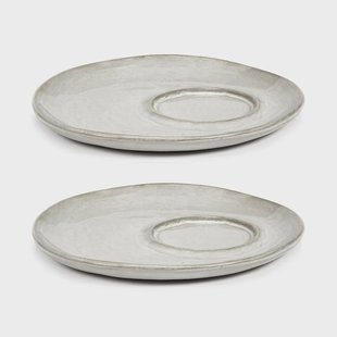 Serax La Mère schotel voor espresso kop Ø11 cm 2-pack Off white