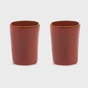 Serax La Mère espressokop 7 cl 2-pack Venetian red