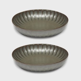 Serax Inku high bord S Ø19 cm 2-pack Green