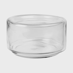 Broste Copenhagen Sylvia schaal Ø21x12 cm Clear