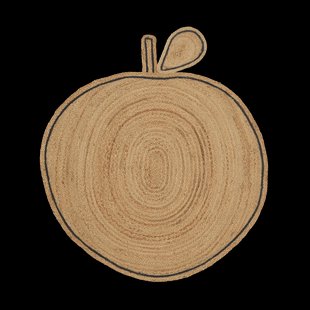 Ferm Living Apple braided juten vloerkleed Natuurlijk