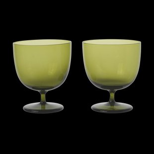 Ferm Living Host drinkglas 20 cl 2-pack Mosgroen