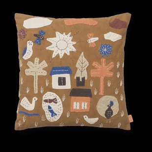 Ferm Living Village kussen 40x40 cm Suikerwier