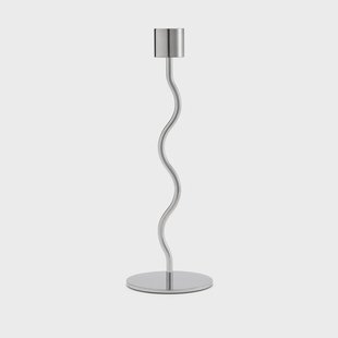 Cooee Design Curved kandelaar 23 cm Roestvrij staal