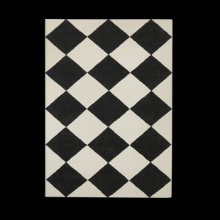 Tinted Tenman wollen vloerkleed 200x300 cm Black-white