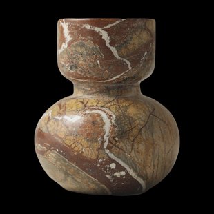 Tinted Asker kandelaar 10 cm Red