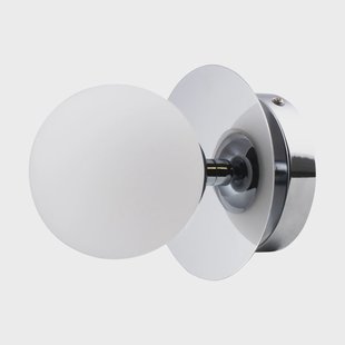 Globen Lighting Art Deco IP44 wandlamp/plafondlamp Chroom-Wit