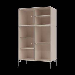 Montana Ripple III vitrinekast 69,6x117,6x38 cm Clay-Kromben MB126