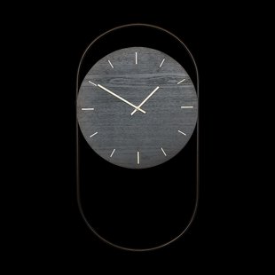 Andersen Furniture A-Wall wandklok 41x76 cm Black-brass