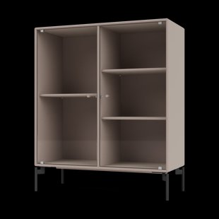 Montana Ripple II vitrinekast 69,6x82,2x30 cm Mushroompoten zwart