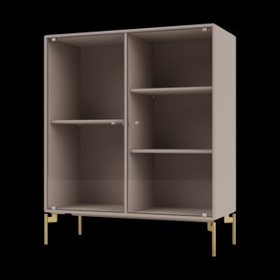 Montana Ripple II vitrinekast 69,6x82,2x30 cm Mushroompoten messing