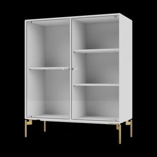 Montana Ripple II vitrinekast 69,6x82,2x30 cm Snowpoten brass