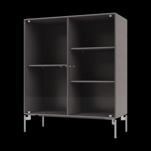 Montana Ripple II vitrinekast 69,6x82,2x30 cm Coffeepoten chrome