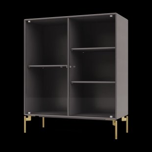 Montana Ripple II vitrinekast 69,6x82,2x30 cm Coffeepoten brass