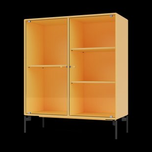 Montana Ripple II vitrinekast 69,6x82,2x30 cm Acaciapoten black