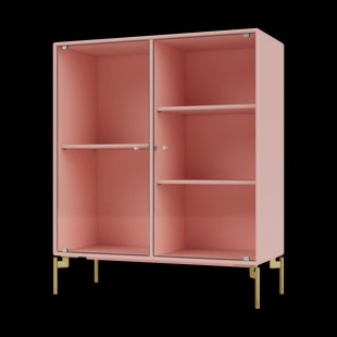 Montana Ripple II vitrinekast 69,6x82,2x30 cm Rubypoten brass