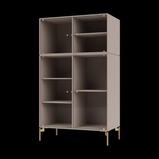 Montana Ripple III vitrinekast 69,6x117,6x38 cm Mushroompoten brass Montana Ripple III vitrinekast 69,6x117,6x38 cm Mushroompoten brass