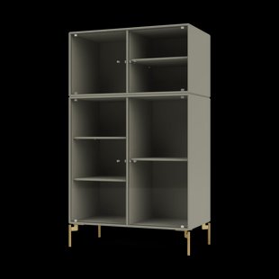 Montana Ripple III vitrinekast 69,6x117,6x38 cm Fennelpoten brass