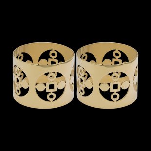 Hilke Collection Anima Gemella servetring 2-pack Koper