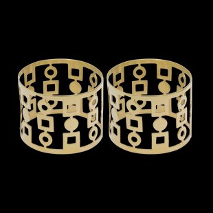 Hilke Collection Anima servetring 2-pack Koper