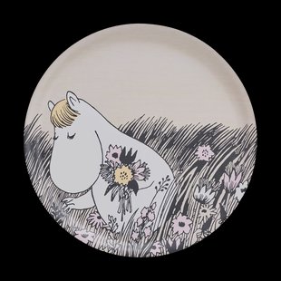 Muurla Moomin dienblad Ø35 cm Summer night