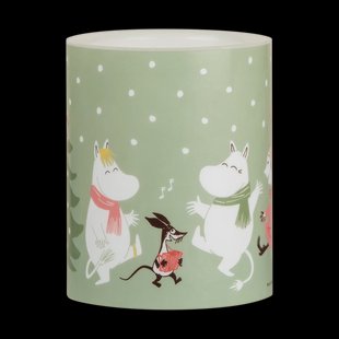 Muurla Moomin blokkaars LED 12,5 cm Festive spirits