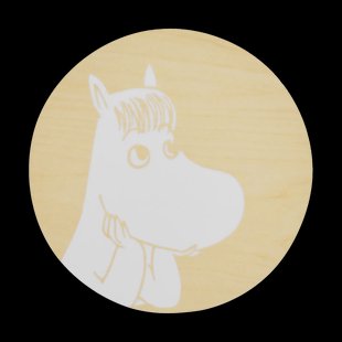 Muurla Moomin glasonderzetter Ø10 cm Snorkmaiden