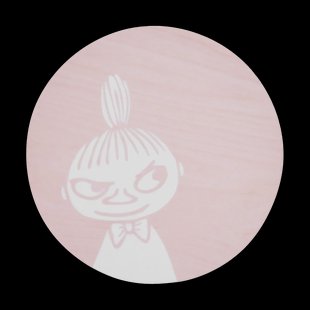 Muurla Moomin glasonderzetter Ø10 cm Little My