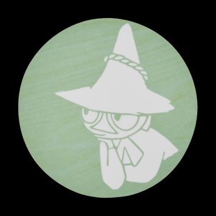 Muurla Moomin glasonderzetter Ø10 cm Snufkin
