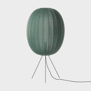 Made By Hand Knit-Wit 65 High Oval Medium vloerlamp Tweed green