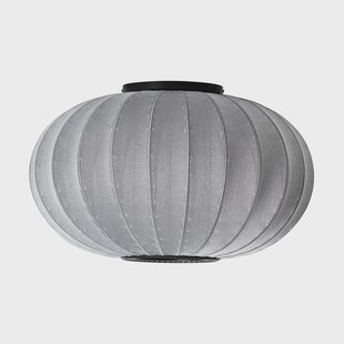 Made By Hand Knit-Wit 57 Oval wand- en plafondlamp Silver Made By Hand Knit-Wit 57 Oval wand- en plafondlamp Silver